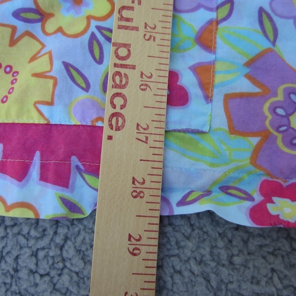 Victoria's Secret Pajama top womens L Floral Flower Pockets Cotton Soft Comfy - Picture 11 of 14